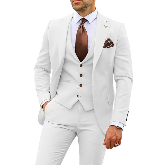 Slim Fit Three-Piece Suit Pereira