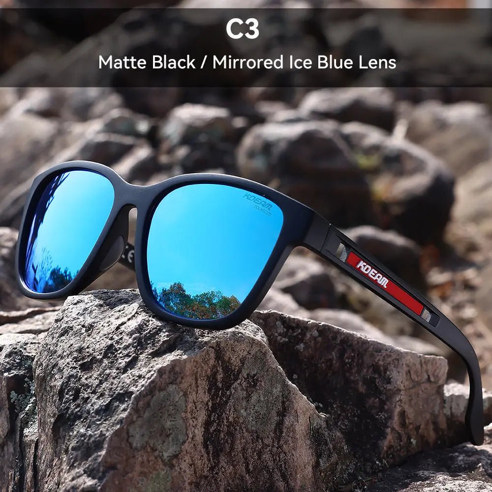 Outdoor Sports UV Protection Metal Hinge Sunglasses - Bravaros Men